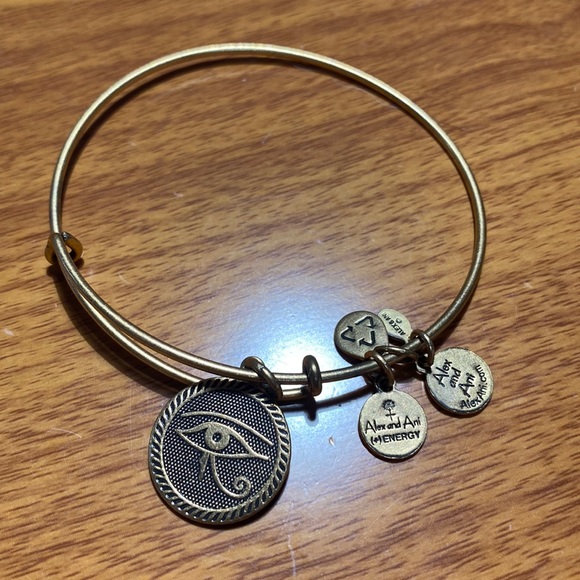 Alex and Ani EYE OF HORUS Charm Bangle - Picture 2 of 5